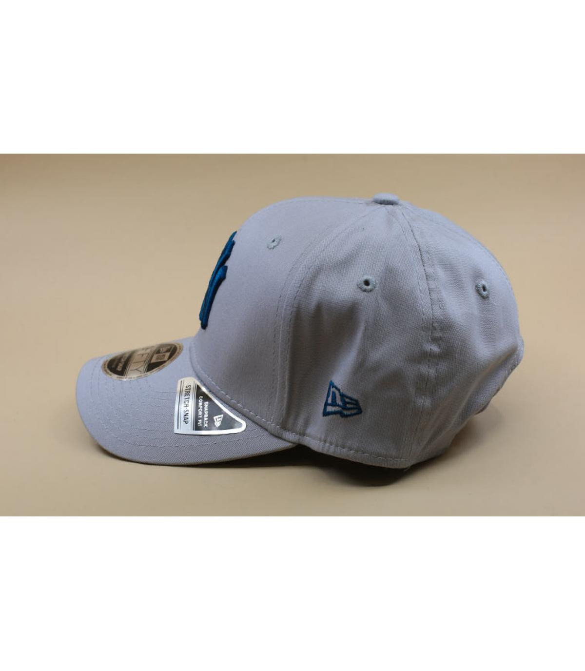 New Era casquette NY bleu gris